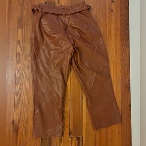 Women’s Abercrombie Brown Leather Pants